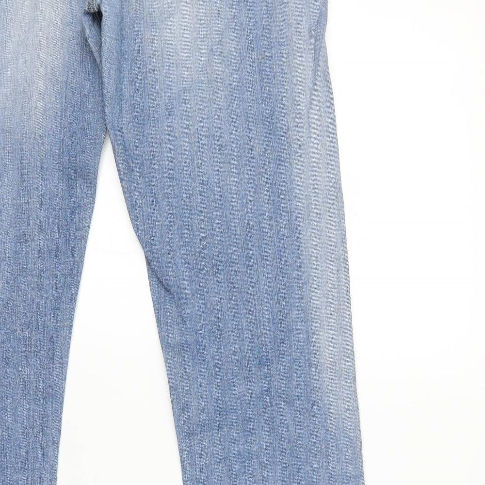 Blind Date Womens Blue  Denim Bootcut Jeans Size XL L33 in