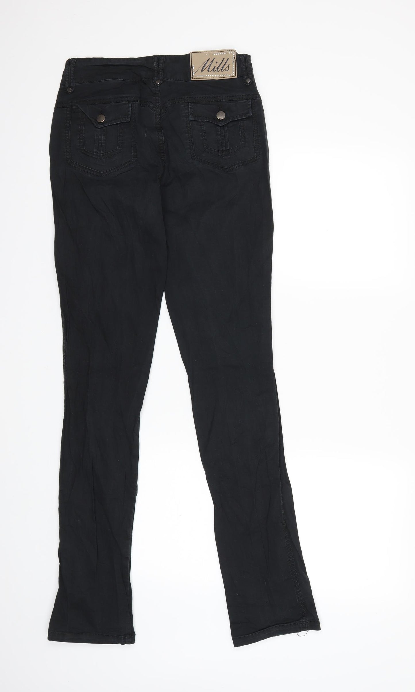 Mills Womens Black   Cargo Trousers Size 10 L33 in