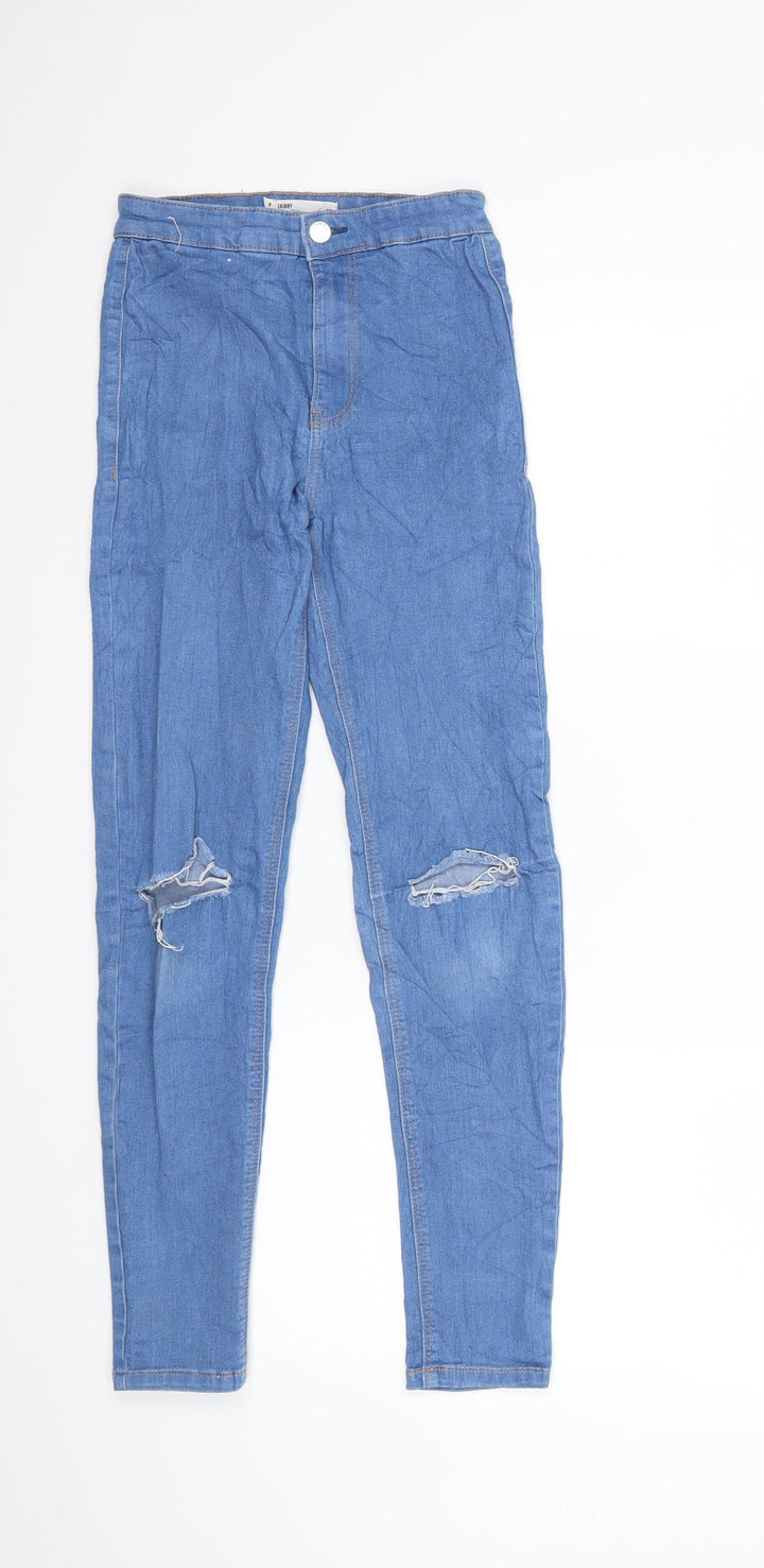 Sinsay Womens Blue  Denim Skinny Jeans Size 8 L28 in