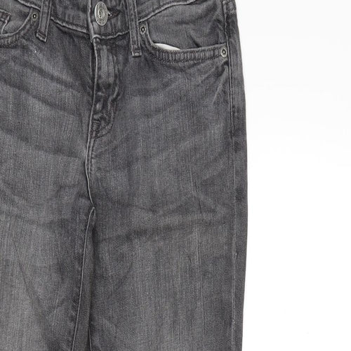 Preworn Womens Grey  Denim Skinny Jeans Size 8 L29 in