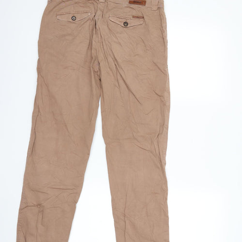 Reiko Womens Brown   Chino Trousers Size 34 in L26 in