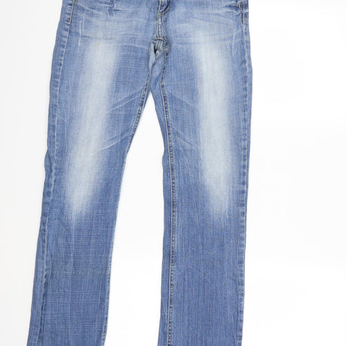Preworn Womens Blue  Denim Skinny Jeans Size 28 in L29 in