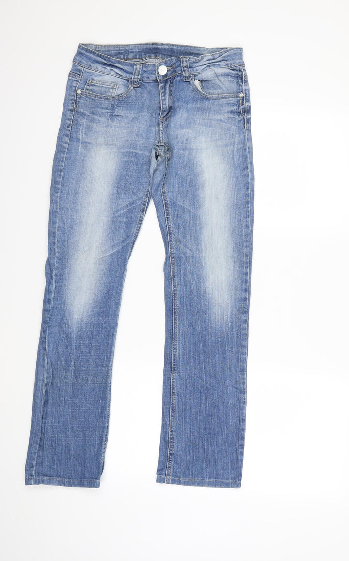 Preworn Womens Blue  Denim Skinny Jeans Size 28 in L29 in