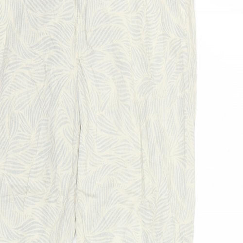 BIG STAR Womens Beige Floral  Trousers  Size L L29 in