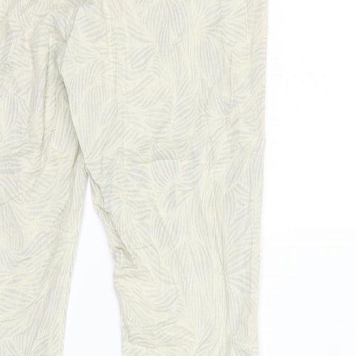 BIG STAR Womens Beige Floral  Trousers  Size L L29 in