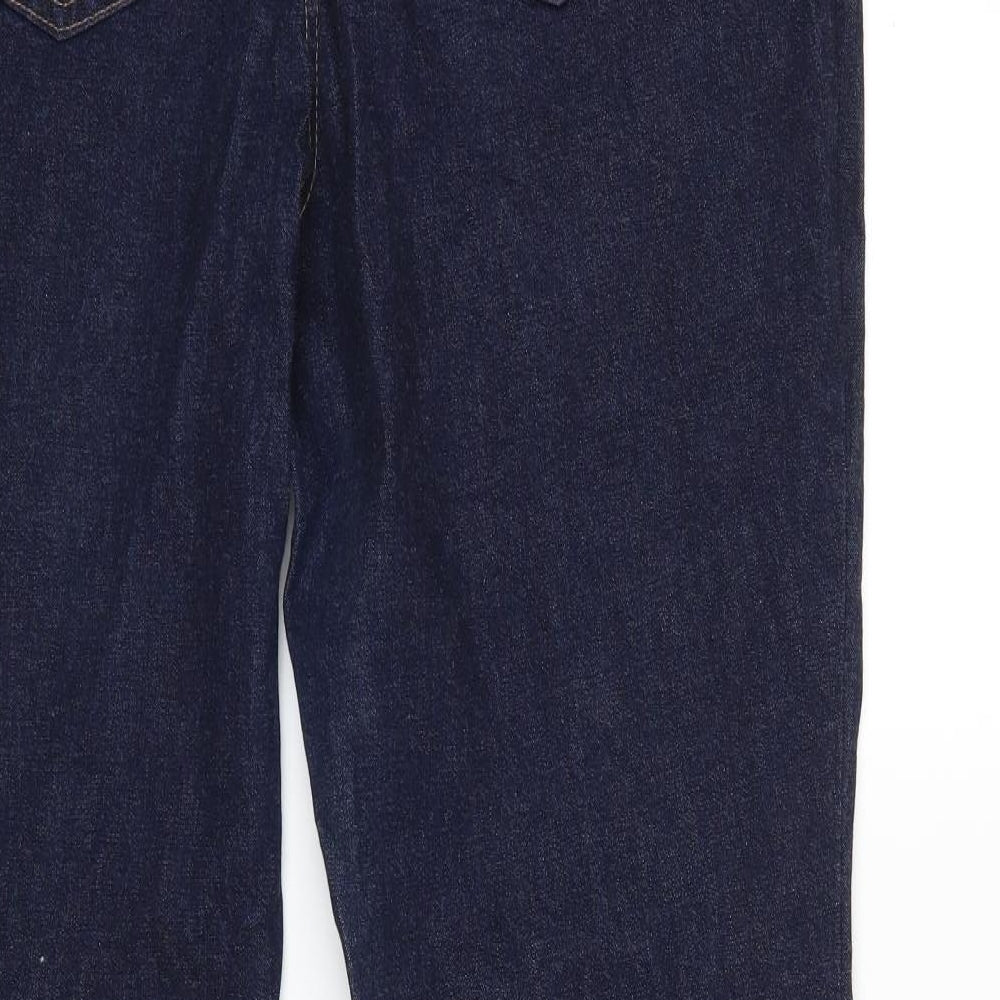 Marks and Spencer Womens Blue  Denim Flared Jeans Size 20 L30 in