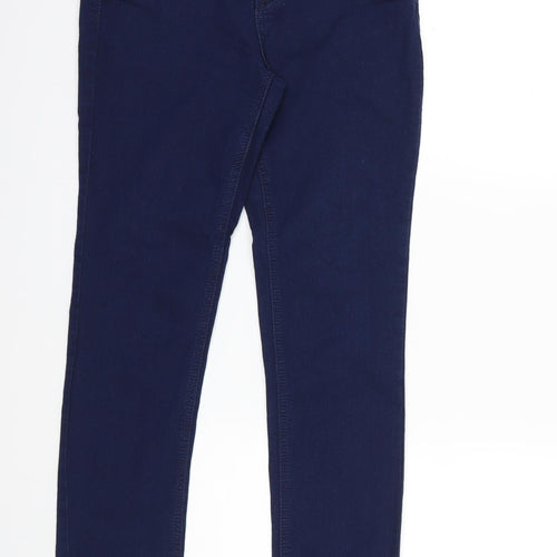B.YOU Womens Blue  Denim Skinny Jeans Size 8 L28 in