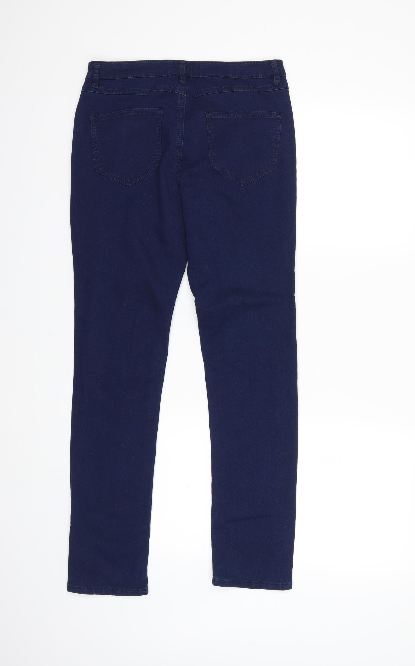 B.YOU Womens Blue  Denim Skinny Jeans Size 8 L28 in