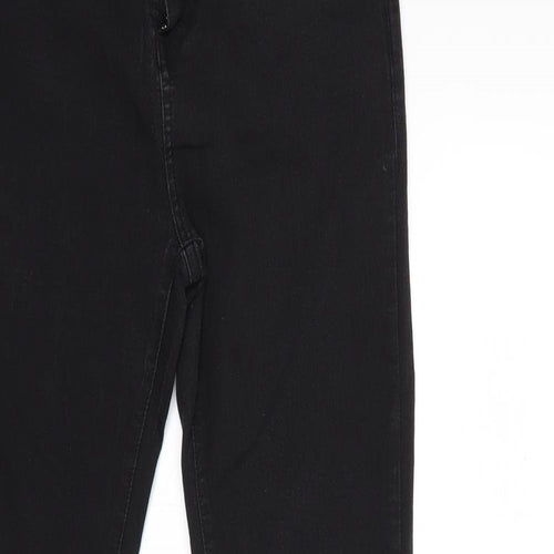 B.YOU Womens Black  Denim Skinny Jeans Size 8 L28 in