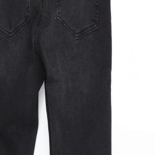 Denim & Co. Womens Black  Denim Skinny Jeans Size 10 L28 in