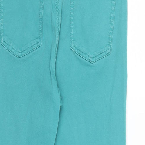 Marks and Spencer Womens Blue  Denim Cropped Jeans Size 14 L22 in