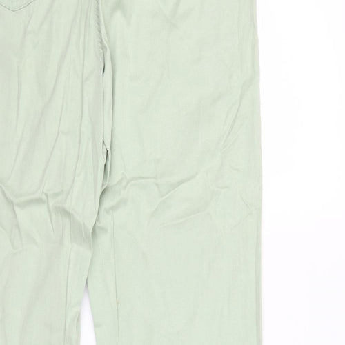 Marks and Spencer Womens Green  Denim Tapered Jeans Size 16 L32 in