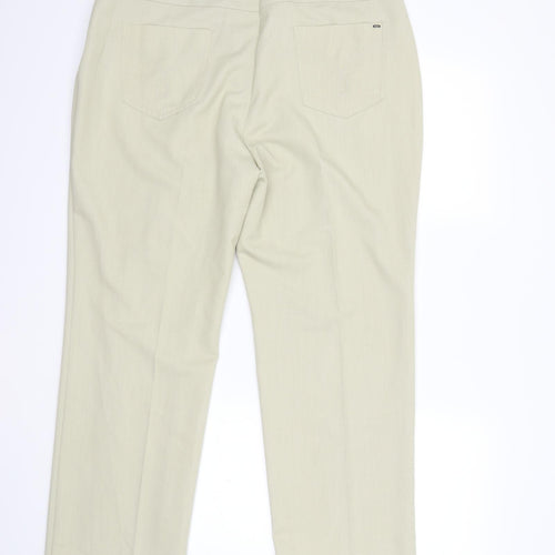 Marks and Spencer Womens Beige   Trousers  Size 18 L29 in