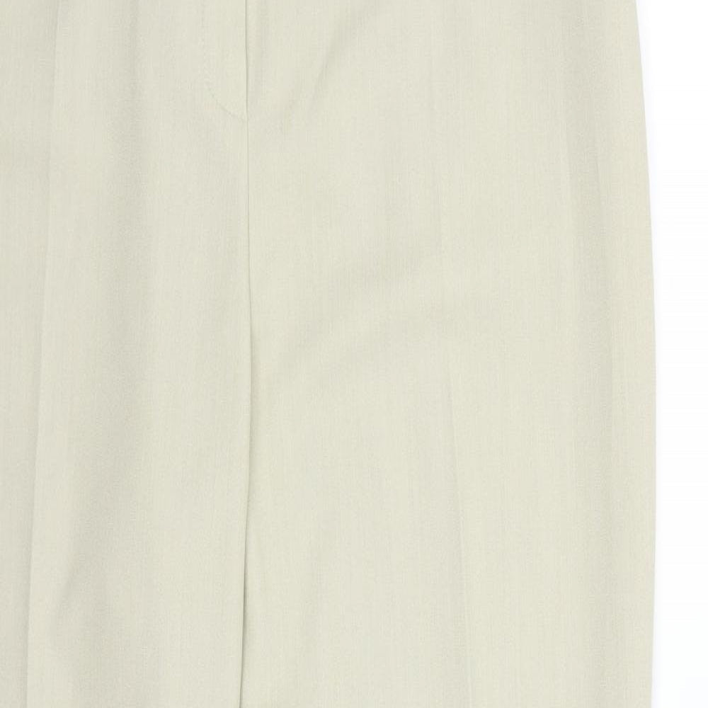 Marks and Spencer Womens Beige   Trousers  Size 18 L29 in