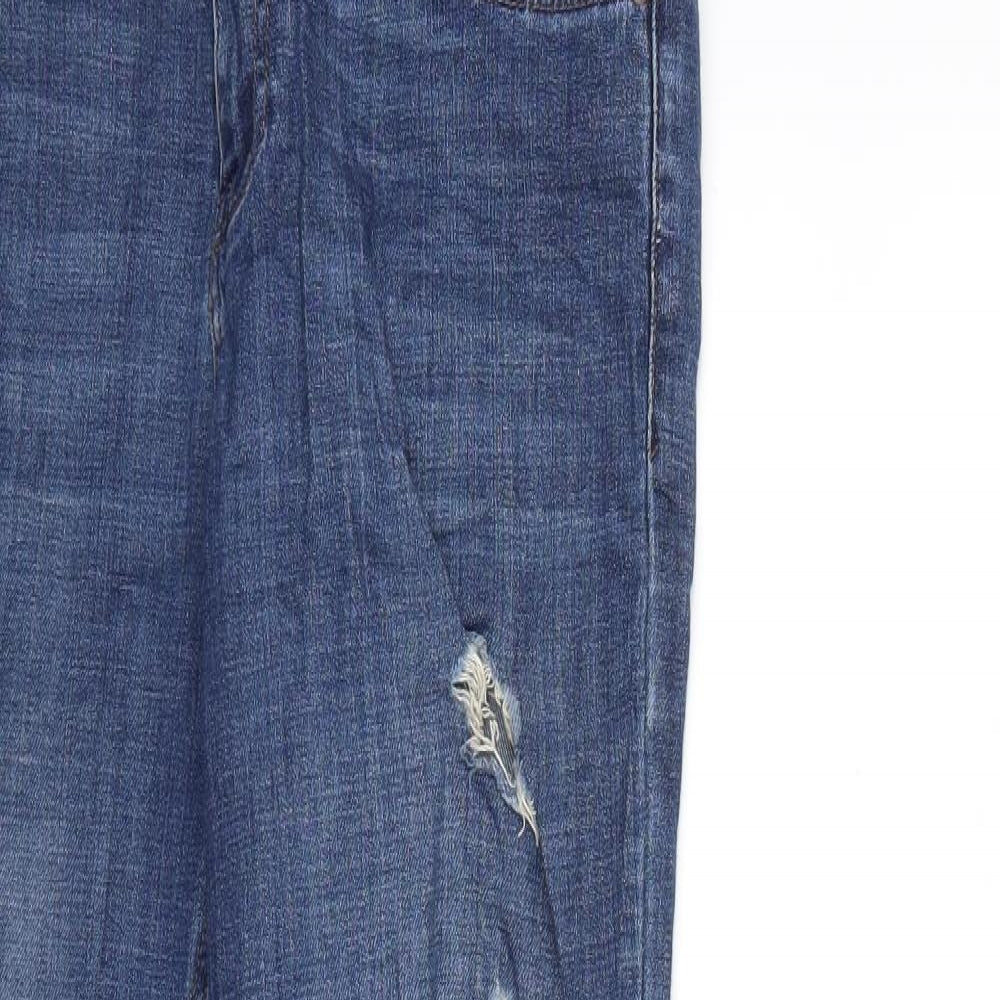 Topshop Womens Blue  Denim Skinny Jeans Size 28 in L32 in