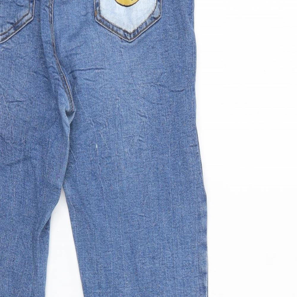 New Look Womens Blue  Denim Skinny Jeans Size 16 L25 in - winnie the pooh