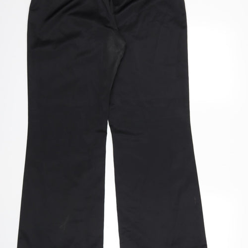 NEXT Womens Black   Windbreaker Trousers Size 16 L34 in