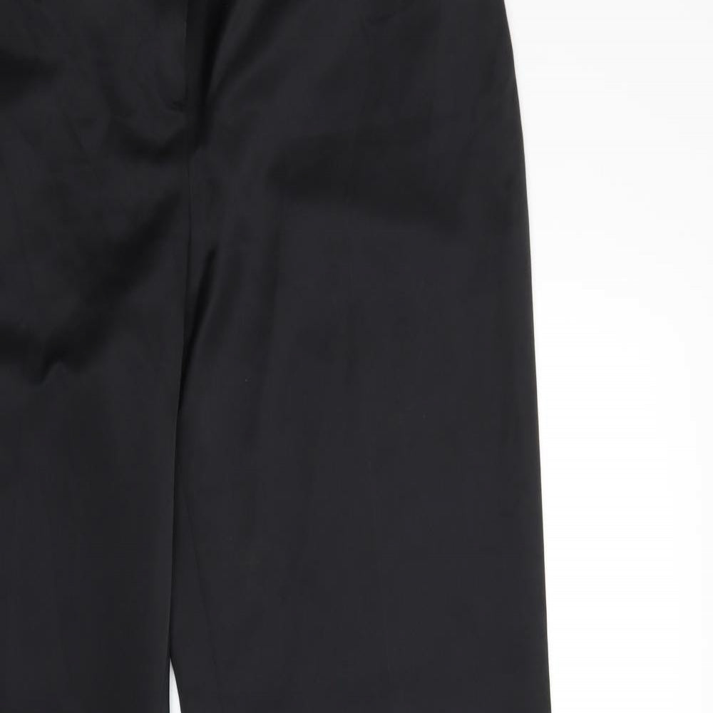NEXT Womens Black   Windbreaker Trousers Size 16 L34 in