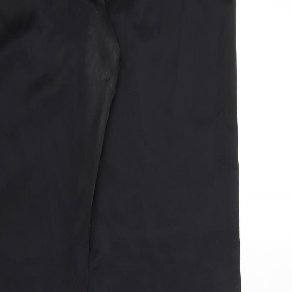 NEXT Womens Black   Windbreaker Trousers Size 16 L34 in