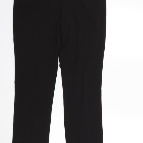 Papaya Womens Black   Trousers  Size 12 L28 in
