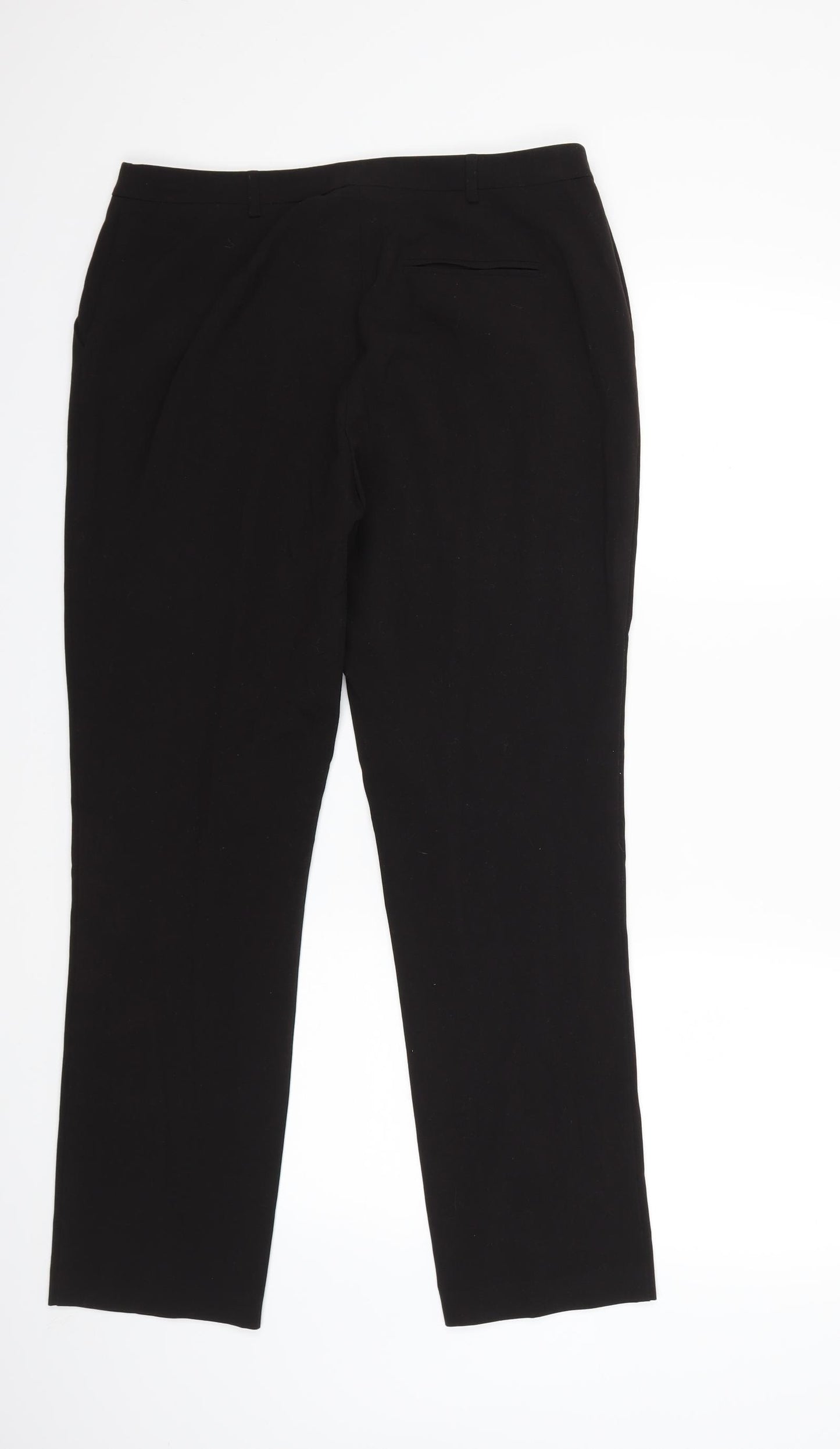 Papaya Womens Black   Trousers  Size 12 L28 in