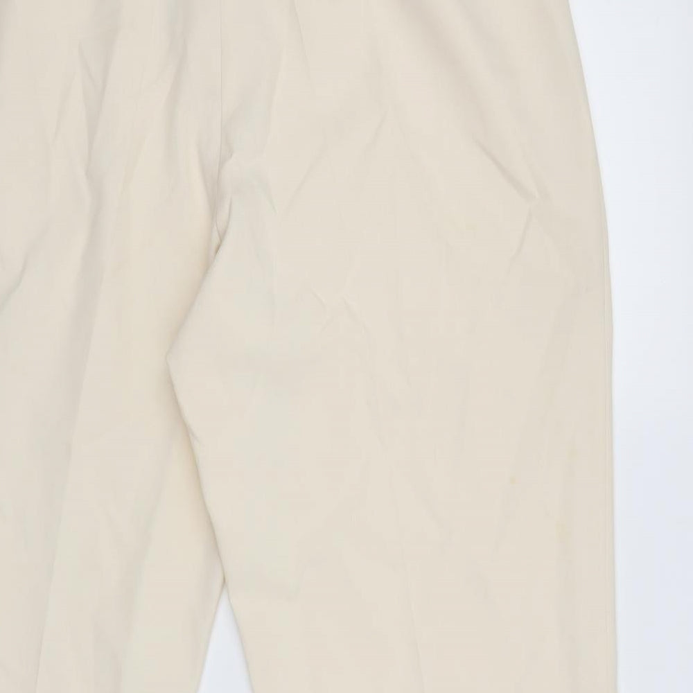 Preworn Womens Beige   Trousers  Size 22 L28 in