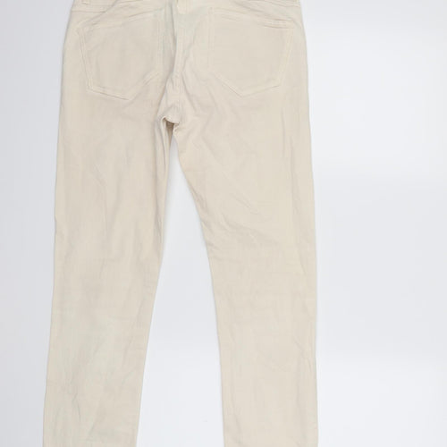 clolsed Womens Beige  Denim Straight Jeans Size 30 in L26 in