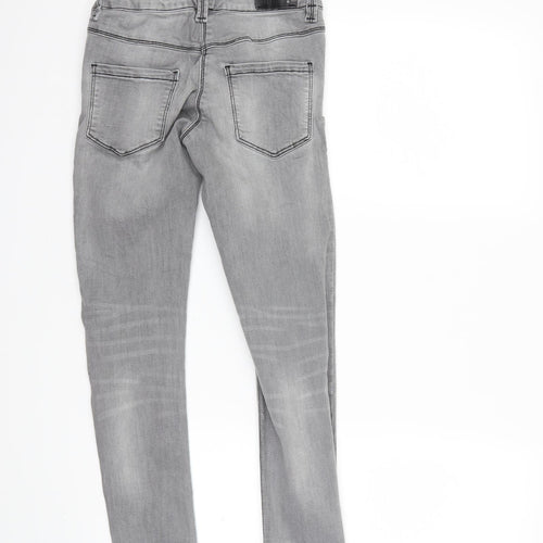 NEXT Girls Grey  Denim Skinny Jeans Size 10 Years