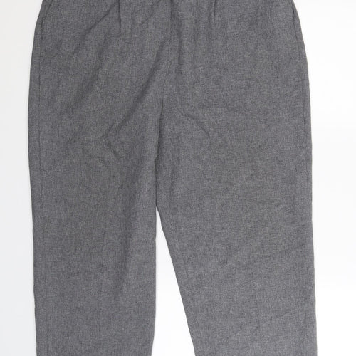 BM Womens Grey   Trousers  Size 18 L25 in