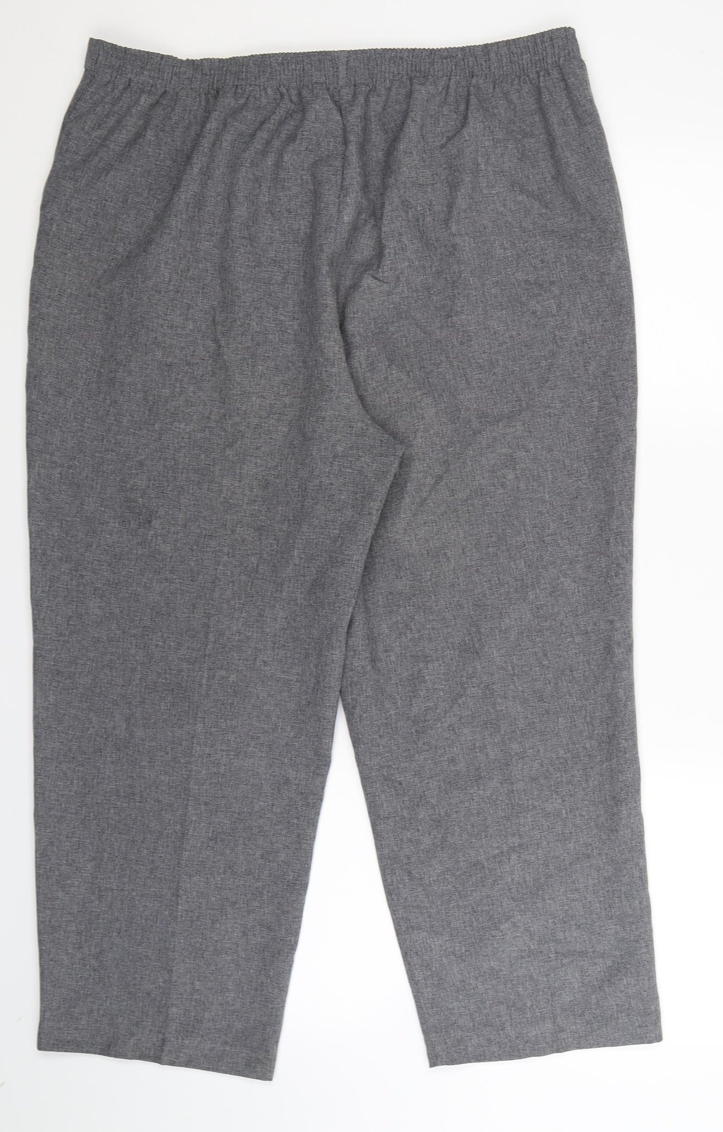 BM Womens Grey   Trousers  Size 18 L25 in