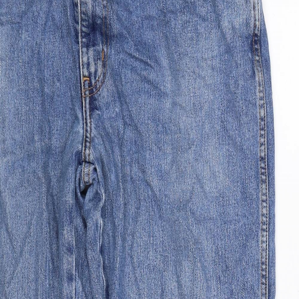 Wrangler Mens Blue  Denim Straight Jeans Size 36 L30 in