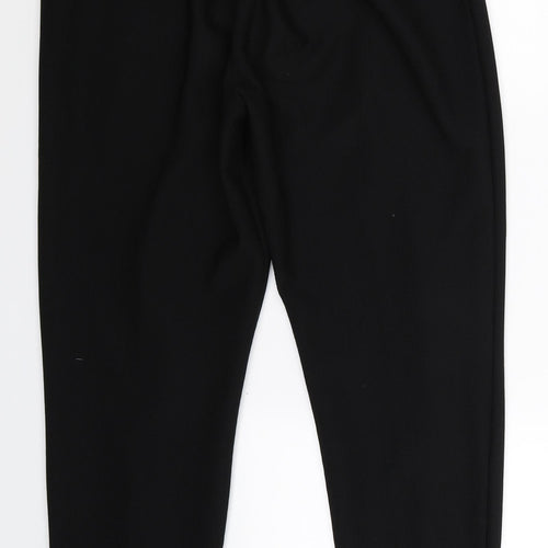 Preworn Womens Black   Trousers  Size 12 L26 in