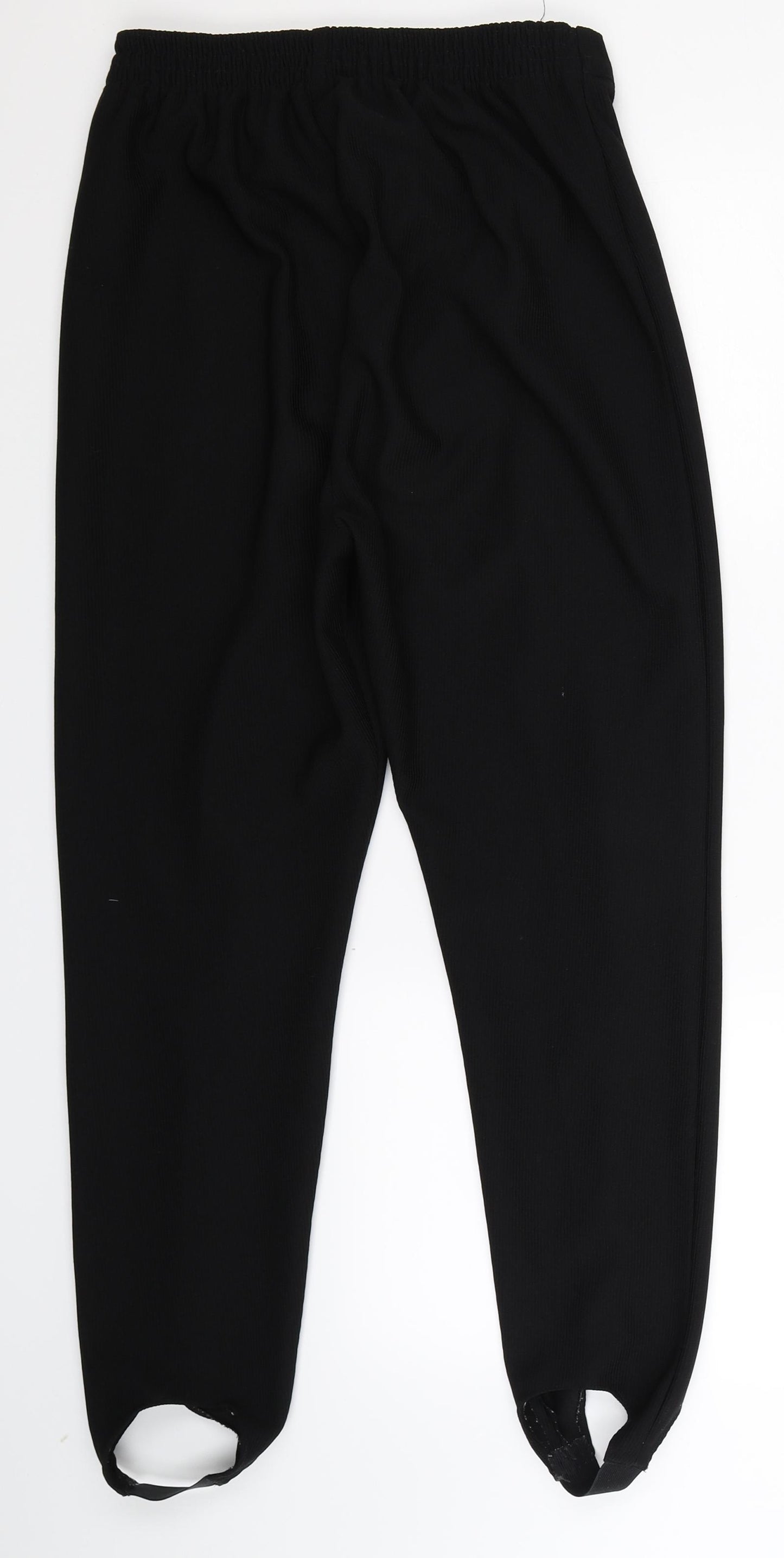 Preworn Womens Black   Trousers  Size 12 L26 in