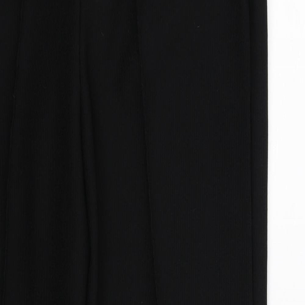 Preworn Womens Black   Trousers  Size 12 L26 in