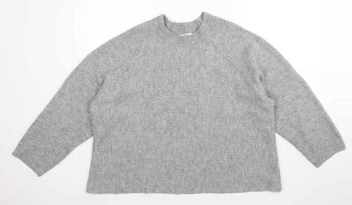 TU Womens Grey Knit Pullover Jumper Size XL