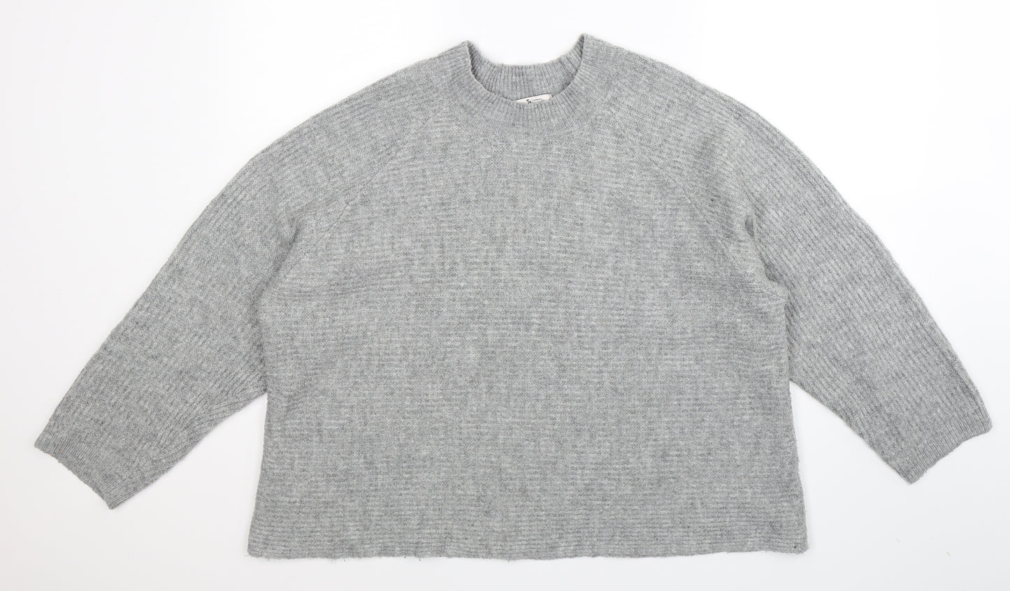 TU Womens Grey  Knit Pullover Jumper Size XL