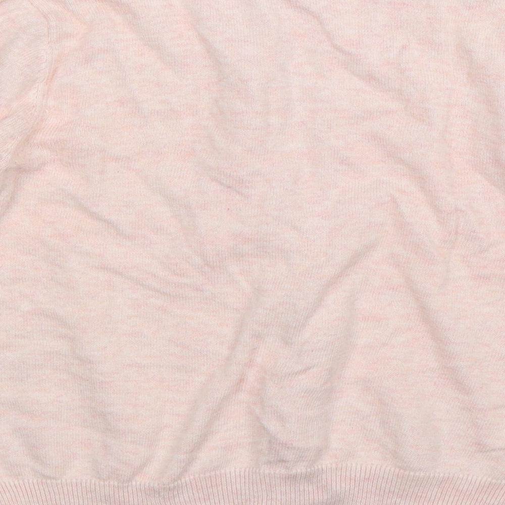 Matalan Girls Pink  Knit Cardigan Jumper Size 9 Years