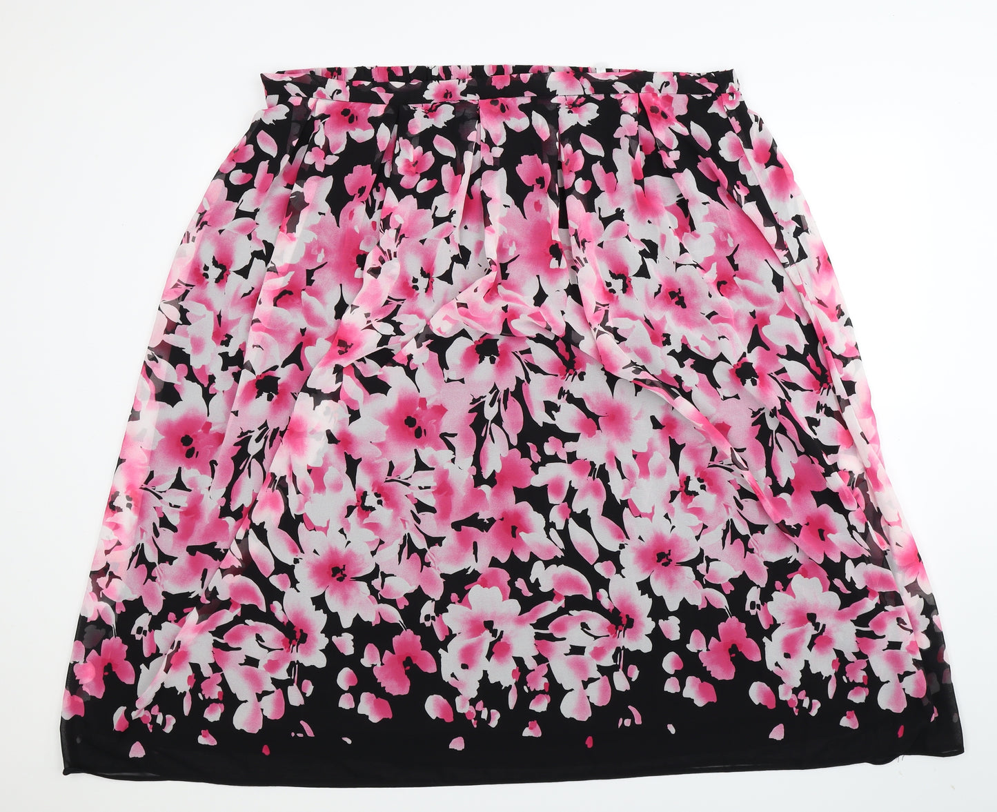 Nightingales Womens Multicoloured Floral  Maxi Skirt Size 42 in
