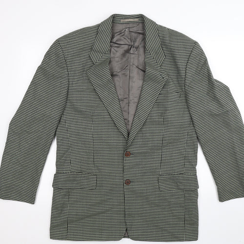 Strellson Mens Multicoloured Houndstooth  Jacket Suit Jacket Size 42