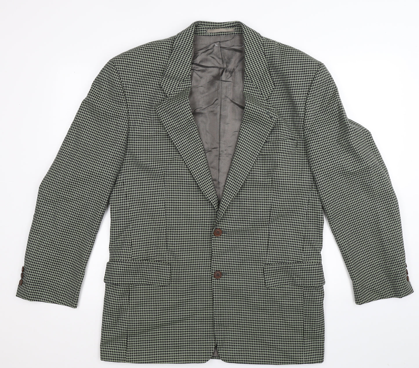 Strellson Mens Multicoloured Houndstooth  Jacket Suit Jacket Size 42