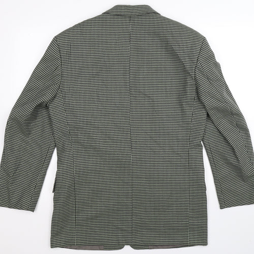Strellson Mens Multicoloured Houndstooth  Jacket Suit Jacket Size 42