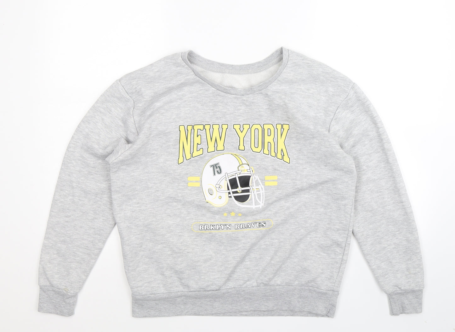 Primark Womens Grey   Pullover Sweatshirt Size 10