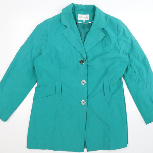EWM Womens Green   Jacket Coat Size 16
