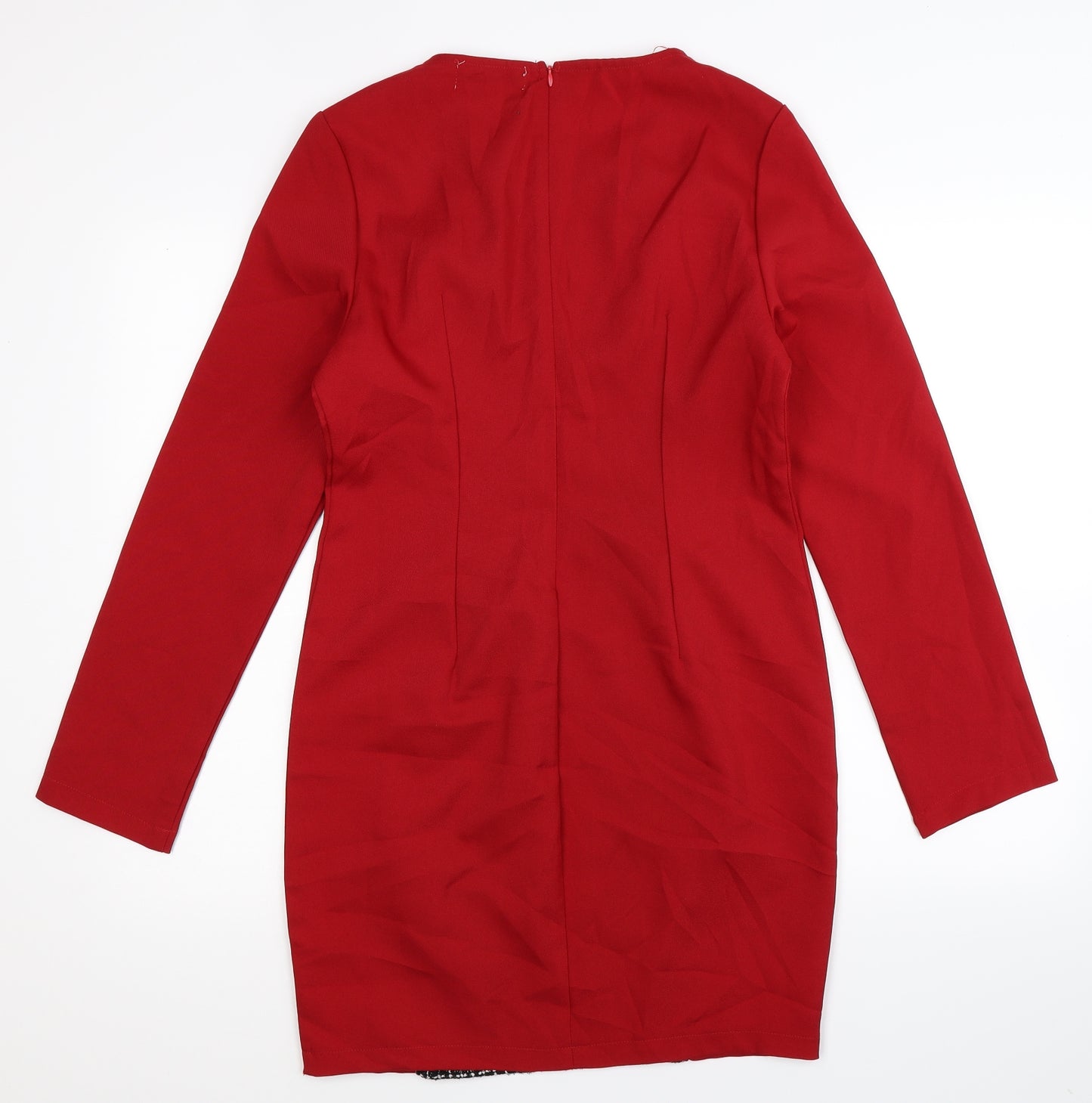 Up To U Womens Red   Bodycon  Size M