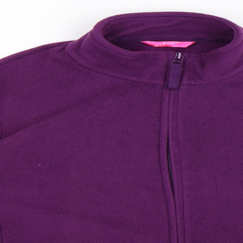 Marks and Spencer Womens Purple  Fleece Jacket  Size 20
