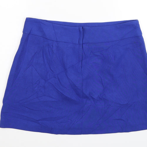 Jane Norman Womens Blue   A-Line Skirt Size 12