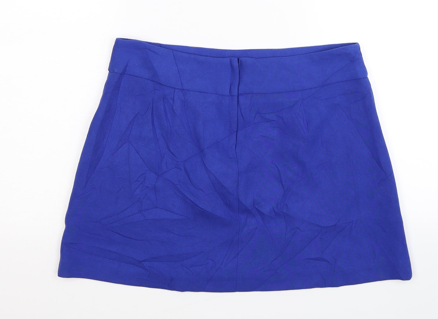 Jane Norman Womens Blue   A-Line Skirt Size 12