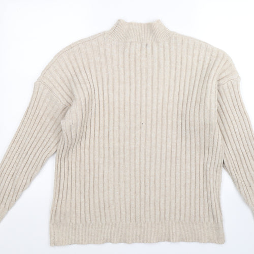 Primark Womens Beige  Knit Pullover Jumper Size 16