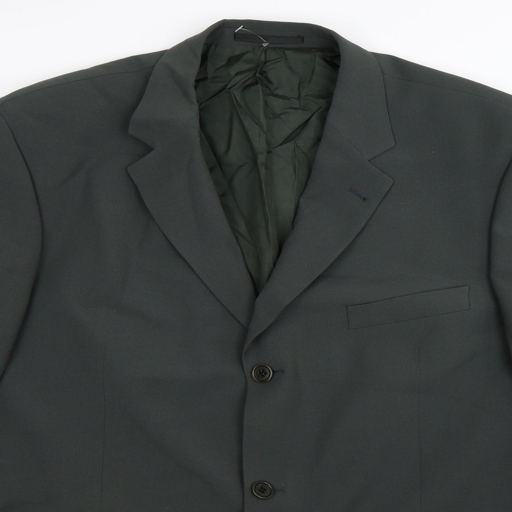 HUGO BOSS Mens Grey   Jacket Suit Jacket Size 46