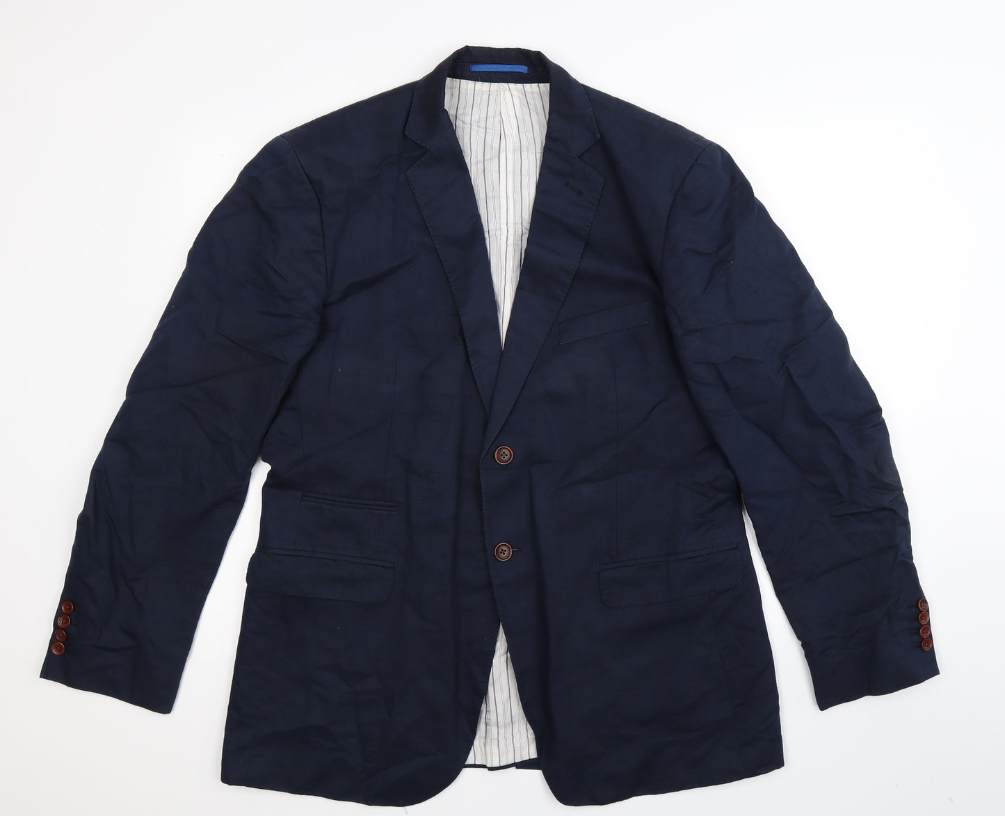 Crew Clothing Mens Blue   Jacket Suit Jacket Size 42